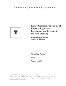 Risky Business: The Impact of Property Rights on Investment and Revenue in