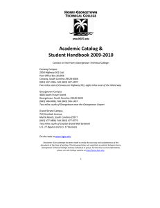   Academic Catalog &amp; Student Handbook 2009‐2010 