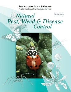 Pest, Weed &amp; Disease Natural Control The Natural Lawn &amp; Garden