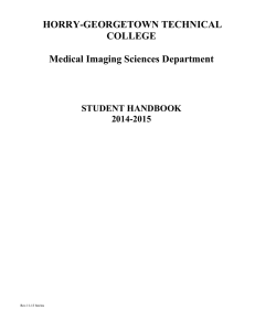 HORRY-GEORGETOWN TECHNICAL COLLEGE  Medical Imaging Sciences Department