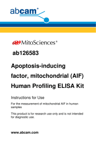 ab126583 Apoptosis-inducing factor, mitochondrial ( (AIF)