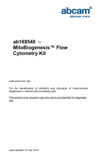 ab168540  – MitoBiogenesis™ Flow Cytometry Kit