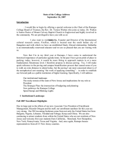State of the College Address September 26, 2007 Introduction