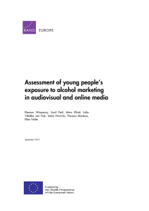 Assessment of young people’s exposure to alcohol marketing