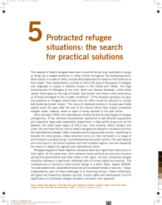 5 Protracted refugee situations: the search for practical solutions