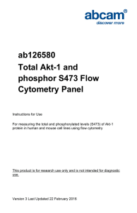 ab126580 Total Akt-1 and phosphor S473 Flow Cytometry Panel