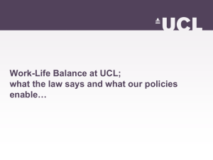 Work-Life Balance at UCL; enable…