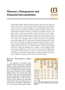 03 Monetary Management and Financial Intermediation CHAPTER