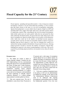 07 Fiscal Capacity for the 21 Century CHAPTER