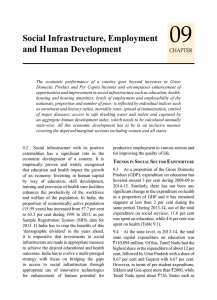 09 Social Infrastructure, Employment and Human Development CHAPTER