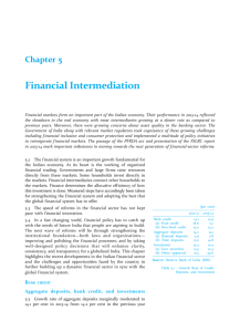 Financial Intermediation Chapter 5