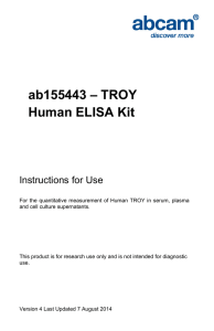 ab155443 – TROY Human ELISA Kit Instructions for Use