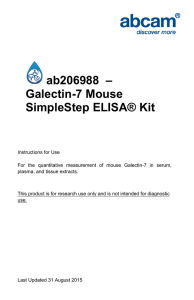 ab206988  – Galectin-7 Mouse SimpleStep ELISA® Kit