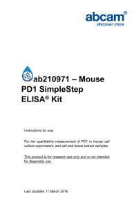 ab210971 – Mouse PD1 SimpleStep ELISA Kit