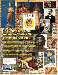 The Latino and Latin American Studies Minor at Ramapo College
