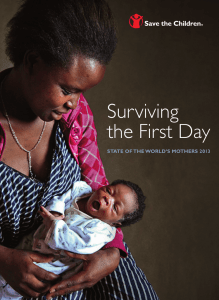 Surviving the First Day State of the World’S MotherS 2013 1