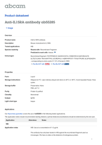 Anti-IL15RA antibody ab55285 Product datasheet 1 Image