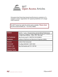 Unsupervised learning based performance analysis of v-