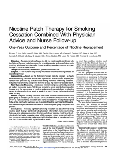 Smoking Therapy Physician Follow-up