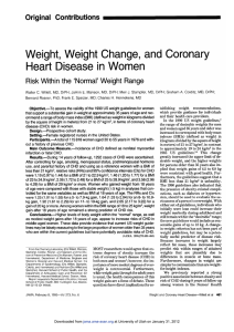 Change, Coronary Weight, Weight