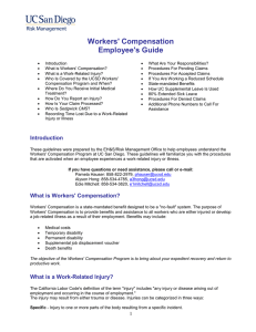 Workers' Compensation Employee's Guide