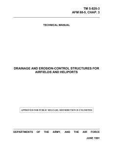 TM 5-820-3 AFM 88-5, CHAP. 3 DRAINAGE AND EROSION-CONTROL STRUCTURES FOR