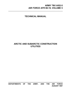 ARMY TM 5-852-5 AIR FORCE AFR 88-19, VOLUME 5 TECHNICAL MANUAL