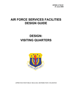 AIR FORCE SERVICES FACILITIES DESIGN GUIDE DESIGN: