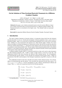 ISSN 1749-3889 (print), 1749-3897 (online) International Journal of Nonlinear Science Vol.7(2009) No.4,pp.485-492