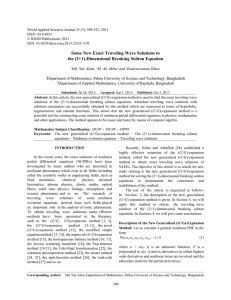 World Applied Sciences Journal 25 (3): 500-523, 2013 ISSN 1818-4952 DOI: 10.5829/idosi.wasj.2013.25.03.1193
