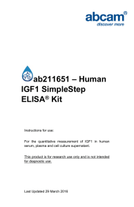 ab211651 – Human IGF1 SimpleStep ELISA Kit
