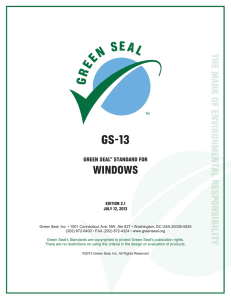 GS-13 WINDOWS