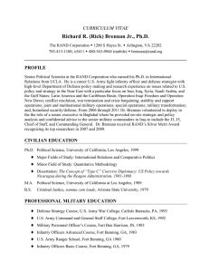 Richard R. (Rick) Brennan Jr., Ph.D. CURRICULUM VITAE