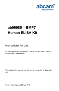 ab99985 – BMP7 Human ELISA Kit Instructions for Use