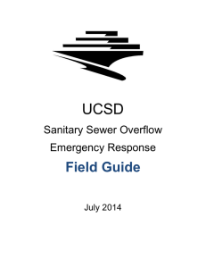 UCSD  Field Guide Sanitary Sewer Overflow