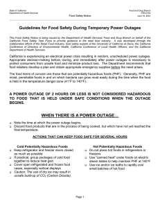 Food Safety Notice ___________________________________________________________________________________________________________