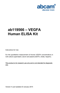 ab119566 – VEGFA Human ELISA Kit