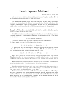Least Square Method