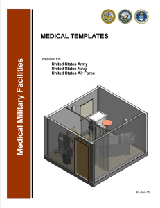 Medical Military Facilities MEDICAL TEMPLATES United States Army United States Navy