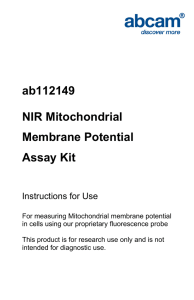 ab112149 NIR Mitochondrial Membrane Potential Assay Kit