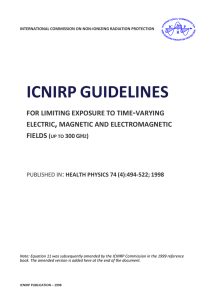 ICNIRP GUIDELINES    ‐