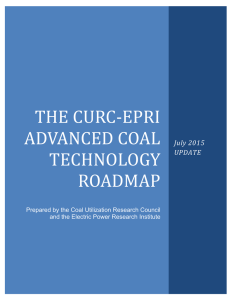 THE CURC-EPRI ADVANCED COAL TECHNOLOGY ROADMAP