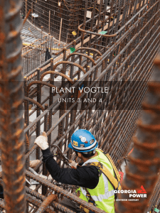 PLANT VOGTLE UNITS 3 AND 4