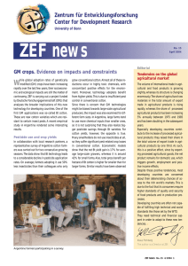 news ZEF W Zentrum für Entwicklungsforschung