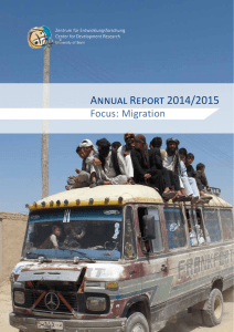 Annual Report 2014/2015 Focus: Migration 1