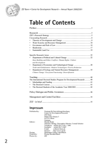 Table of Contents