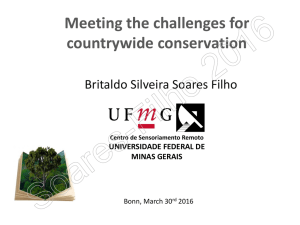 Soares-Filho 2016 Meeting the challenges for countrywide conservation Britaldo Silveira Soares Filho