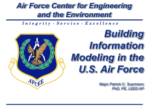Building Information Modeling in the U.S. Air Force