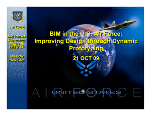 BIM in the U.S. Air Force: Improving Design through Dynamic Prototyping