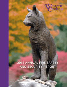 2015 ANNUAL FIRE SAFETY AND SECURITY REPORT